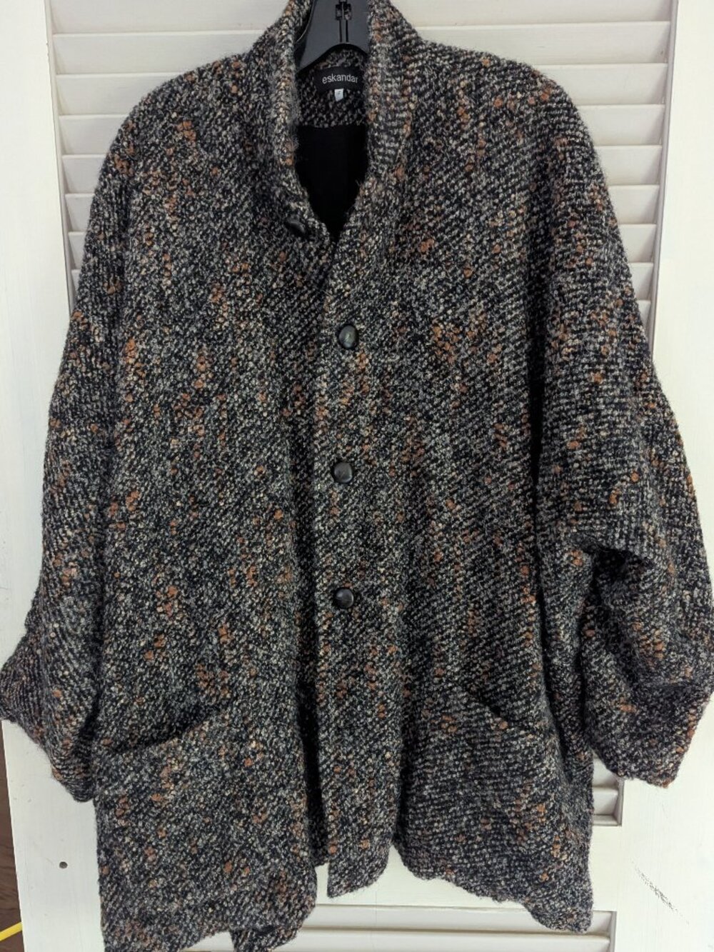 Eskandar Tweed Coat